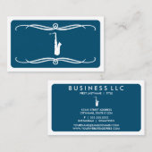 mod saxofone (kleur aanpasbaar) visitekaartje (Voorkant / Achterkant)