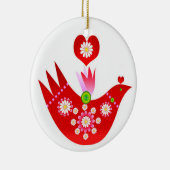 Mod Scandi Holiday Bird Ornament (Rechts)