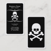 mod schedel en kruisbeenderen visitekaartje (Voorkant / Achterkant)