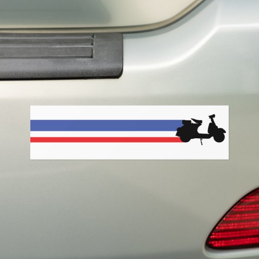 Mod Scooter Bumpersticker (Op auto)