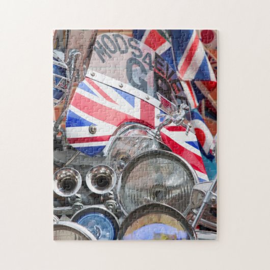 Mod Scooter Puzzel (Verticaal)