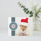 Mod Seal Photo Holiday-kaart Feestdagenkaart (Staand voorkant)