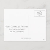 Mod Seal Photo Holiday-kaart Feestdagenkaart (Achterkant)