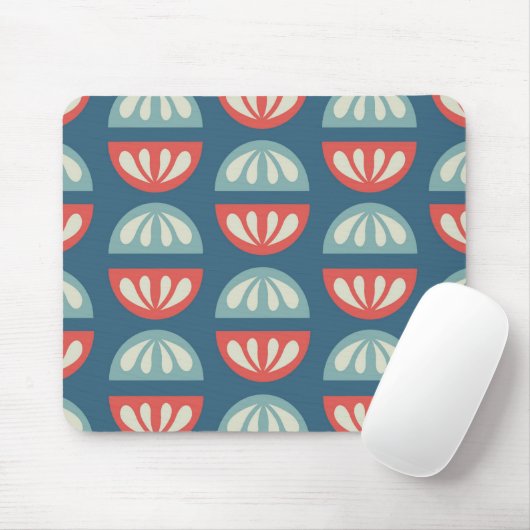 Mod Shells Blue Muismat (Met muis)