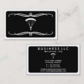 mod skydive (aanpasbare kleur) visitekaartje (Voorkant / Achterkant)