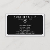 mod skydive (aanpasbare kleur) visitekaartje (Achterkant)