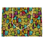 Mod Snowflake Gift Bag Groot Cadeauzakje (Voorkant)