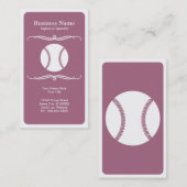 mod softball visitekaartje (Voorkant / Achterkant)