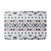 Mod Southwest Geometric Navy Blush Badmat (Voorkant)