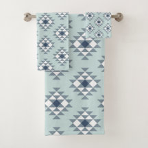 Mod Southwest Geometric Navy Mint