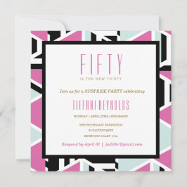 Mod Squad Milestone Birthday Invitation Kaart