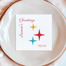 Mod Stars, Mid-Century Modern Retro Holiday