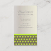 Mod Stars, monogram visitekaartjes (Achterkant)