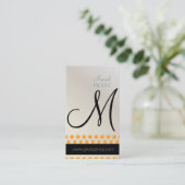 Mod Stars, monogram visitekaartjes (Staand voorkant)