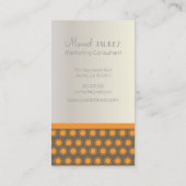 Mod Stars, monogram visitekaartjes (Achterkant)