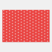 Mod sterren Kerstmis, Retro Mid-Century Modern Inpakpapier Vel (Voorkant 2)