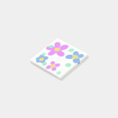 Mod Stippen Floral Print Post-it® Notes (Schuin)