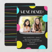 Mod Stippen Foto Moving Announement Aankondiging (Voorkant / Achterkant)