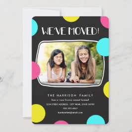 Mod Stippen Foto Moving Announement Aankondiging