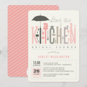 Mod Stock De Keuken Vrijgezellenfeest Uitnodiging (Voorkant / Achterkant)