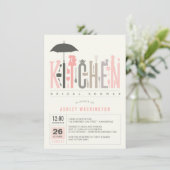 Mod stock the Kitchen Vrijgezellenfeest Party nodi Kaart (Staand voorkant)