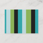 Mod Stripes Chubby-profielkaart Visitekaartje (Achterkant)