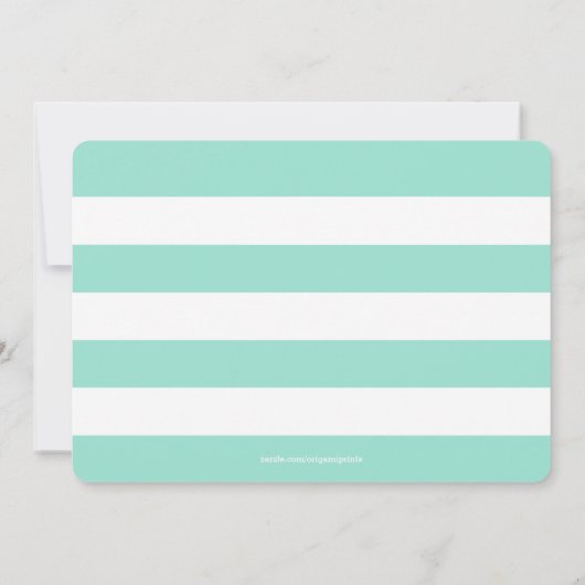 Mod Stripes Moving Announcement Aankondiging (Achterkant)