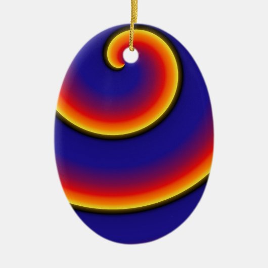 Mod Swirls Ornament (Voorkant)