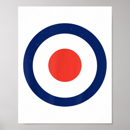 Mod Target Air Force Bullseye Doel _1 Poster (Voorkant)