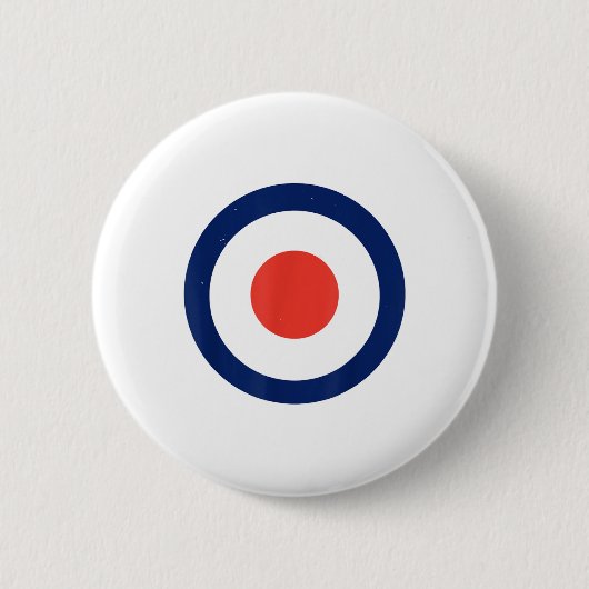 Mod Target Air Force Bullseye Doel _1 Ronde Button 5,7 Cm (Voorkant)