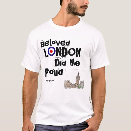 Mod-target, House of Parliament, Beloved, L, ND... T-shirt (Voorkant)