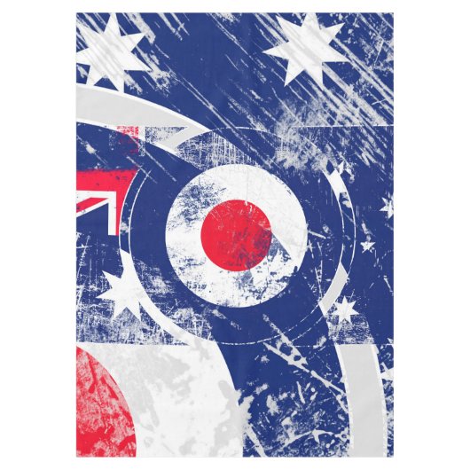 Mod Target Mods Australia Target Grunge Roundel Tafelkleed (Voorkant)