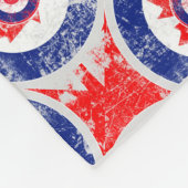 Mod Target Mods maple leaf Target Roundel Fleece Deken (Hoek)