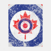 Mod Target Mods maple leaf Target Roundel Fleece Deken (Voorkant)