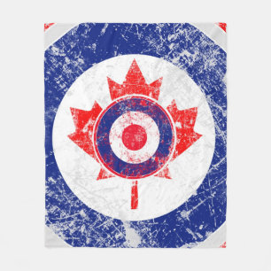 Mod Target Mods maple leaf Target Roundel Fleece Deken
