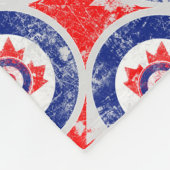 Mod Target Mods maple leaf Target Roundel Fleece Deken (Hoek)