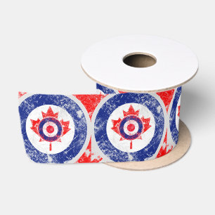 Mod Target Mods maple leaf Target Roundel Satijnen Lint