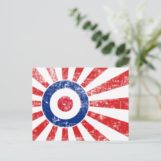 Mod Target Mods Sunburst Target Briefkaart (Staand voorkant)