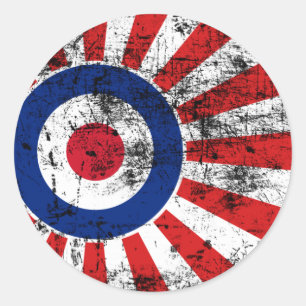 Mod Target Mods Sunburst Target Ronde Sticker