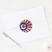 Mod Target Mods Sunburst Target Ronde Sticker (Envelop)