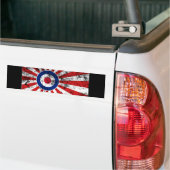 Mod Target Mods Sunburst Target Roundel Bumpersticker (Op Truck)