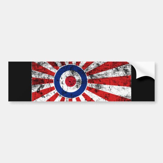 Mod Target Mods Sunburst Target Roundel Bumpersticker (Voorkant)