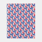 Mod Target Mods USA Target Grunge Roundel Fleece Deken (Voorkant)