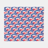 Mod Target Mods USA Target Grunge Roundel Fleece Deken (Voorkant (Horizontaal))