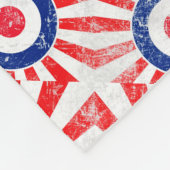 Mod Target Mods USA Target Grunge Roundel Fleece Deken (Hoek)