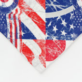 Mod Target Mods USA Target Grunge Roundel Fleece Deken (Hoek)