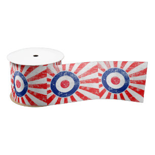Mod Target Mods USA Target Grunge Roundel Satijnen Lint
