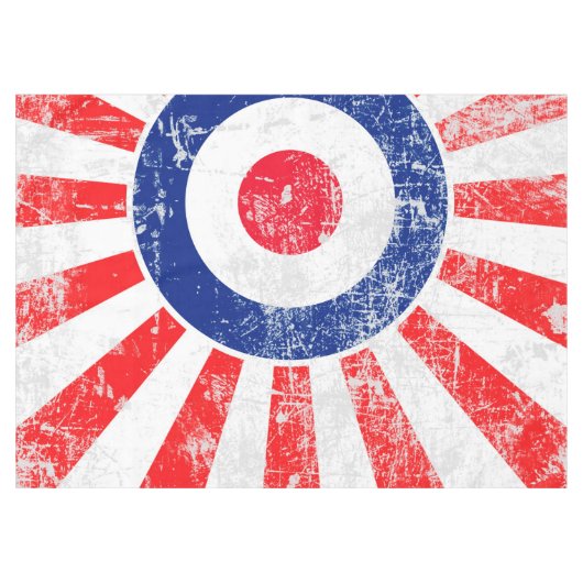Mod Target Mods USA Target Grunge Roundel Tafelkleed (Voorkant (Horizontaal))