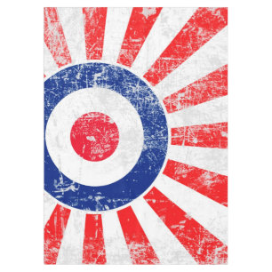 Mod Target Mods USA Target Grunge Roundel Tafelkleed