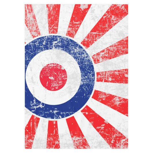 Mod Target Mods USA Target Grunge Roundel Tafelkleed (Voorkant)